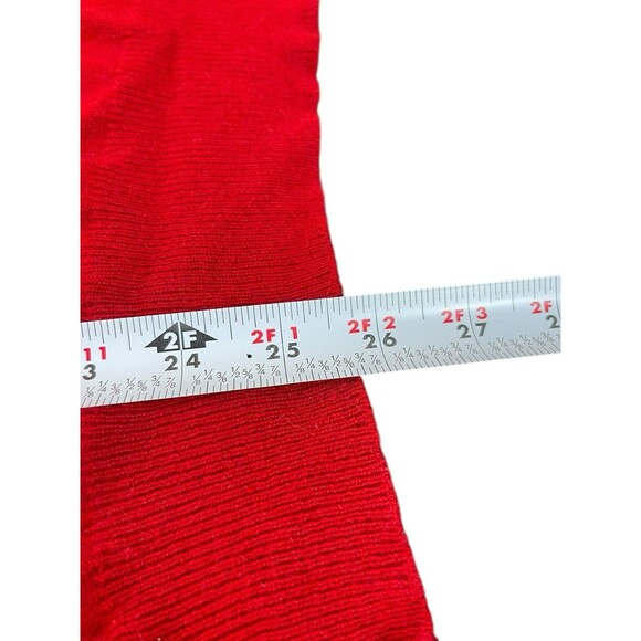 Grant Thomas 100% Cashmere Sweater Vest Red V-Neck Two Ply M Holiday Winter - Picture 8 of 11